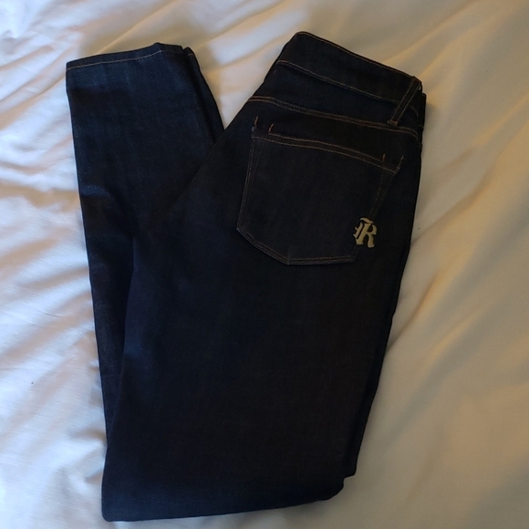 Rich & Skinny Denim - Rich & Skinny Dark Wash Jeans, Sz 24, skinny